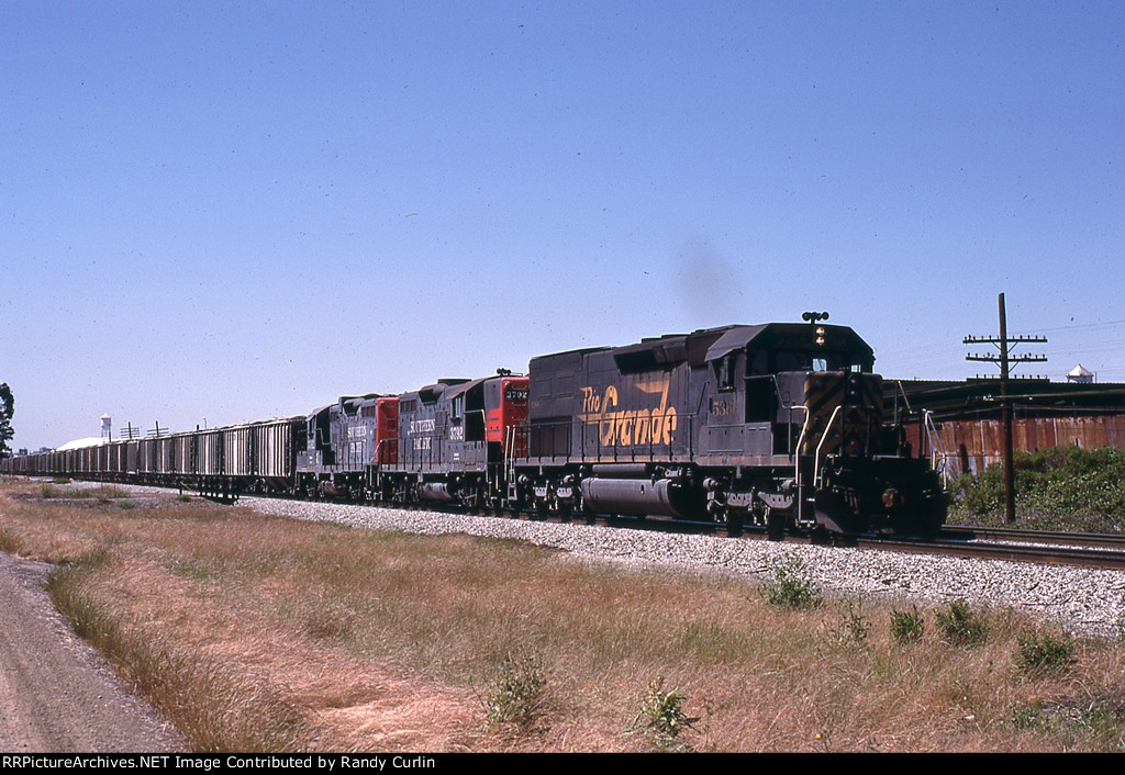 DRGW 5366 near Oakland